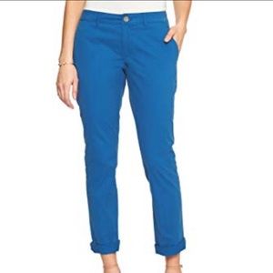 Banana Republic Girlfriend Fit royal blue chinos